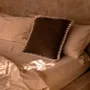 Cushions - The Espresso Edge Cushion Cover - Brown White - BAZAR BIZAR LIVING