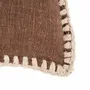 Cushions - The Espresso Edge Cushion Cover - Brown White - BAZAR BIZAR LIVING