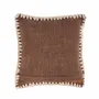 Cushions - The Espresso Edge Cushion Cover - Brown White - BAZAR BIZAR LIVING