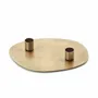 Candlesticks and candle holders - The Glowpad Candle Holder - Gold - M - BAZAR BIZAR LIVING
