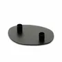 Candlesticks and candle holders - The Glowpad Candle Holder - Black - M - BAZAR BIZAR LIVING