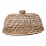 Platter and bowls - The Rattan Food Cover - Natural Brown - L - BAZAR BIZAR LIVING