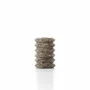 Candlesticks and candle holders - The Travertine Ripple Taper Candle Holder - Grey - S - BAZAR BIZAR LIVING