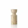 Bougeoirs et photophores  - Le Bougeoir Sablier en Travertin - Beige - S - BAZAR BIZAR LIVING