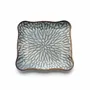Everyday plates - The Lotus Ice Square Plate - Grey Brown - L - BAZAR BIZAR LIVING