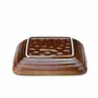 Everyday plates - The Smoked Horizon Square Plate - Brown Grey - M - BAZAR BIZAR LIVING