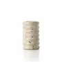 Candlesticks and candle holders - The Travertine Ripple T-Light Holder - Beige - M - BAZAR BIZAR LIVING