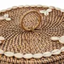 Caskets and boxes - The Rattan Compartment Basket - Natural Brown - BAZAR BIZAR LIVING