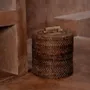 Storage boxes - The Rattan Bin Low - Natural Brown - BAZAR BIZAR LIVING
