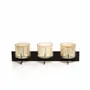 Bougeoirs et photophores  - Le Bougeoir Trio Noir - Noir - BAZAR BIZAR LIVING