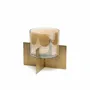 Candlesticks and candle holders - The Hurricane X - Gold - Low - BAZAR BIZAR LIVING