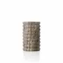 Candlesticks and candle holders - The Travertine Ripple Candle Holder - Grey - M - BAZAR BIZAR LIVING