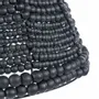 Blinds - The Wooden Bead Dome Pendant - Black - BAZAR BIZAR LIVING