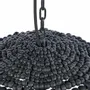 Blinds - The Wooden Bead Dome Pendant - Black - BAZAR BIZAR LIVING
