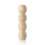 Bougeoirs et photophores  - Le Bougeoir Travertine Totem Taper - Beige - L - BAZAR BIZAR LIVING
