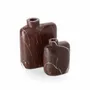 Vases - The Rosso Levanto Marble Vase - Wine Red - Low - BAZAR BIZAR LIVING