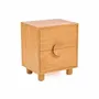 Night tables - The Eclipse Nightstand - Natural - BAZAR BIZAR LIVING