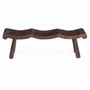 Benches - The Lombok Wave Bench - Dark Walnut - M - BAZAR BIZAR LIVING