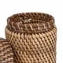 Caskets and boxes - The Rattan Canister - Natural Brown - BAZAR BIZAR LIVING