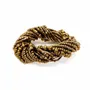 Kitchen utensils - The Beaded Napkin Ring - Gold - BAZAR BIZAR LIVING