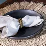 Kitchen utensils - The Beaded Napkin Ring - Gold - BAZAR BIZAR LIVING