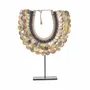 Sculptures, statuettes et miniatures - Le Clam Couture Sur Support - Naturel - BAZAR BIZAR LIVING