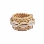 Kitchen utensils - The Rattan Shell Napkin Ring - Natural White - BAZAR BIZAR LIVING