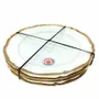 Formal plates - Set of four antique plates for dessert or brunch - CHARITY BOUGIES DE NY