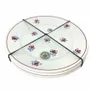 Formal plates - Set of four antique plates for dessert or brunch - CHARITY BOUGIES DE NY