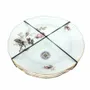 Formal plates - Set of four antique plates for dessert or brunch - CHARITY BOUGIES DE NY