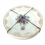 Formal plates - Set of four antique plates for dessert or brunch - CHARITY BOUGIES DE NY