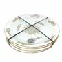 Formal plates - Set of four antique plates for dessert or brunch - CHARITY BOUGIES DE NY