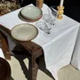 Everyday plates - Set of 6 handmade beige and brown glazed stoneware plates D20 H3 - OFFICE OBJETS