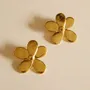 Bijoux - Boucles Mini Flora doré - CHIC ALORS PARIS