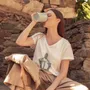 Prêt-à-porter - Camiseta Café y Pantalón - P A N PRODUCTO BÁSICO S.L.