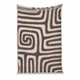 Plaids - Plaid en laine marron et blanc — KLEKKS NO. 34 - KLEKKS