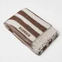 Plaids - Plaid en laine marron et blanc — KLEKKS NO. 34 - KLEKKS