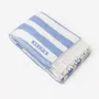 Plaids - Plaid en laine bleu clair et blanc — KLEKKS NO. 34 - KLEKKS