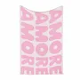 Throw blankets - Cotton Throw Blanket in Pink – KLEKKS NO. 11 - KLEKKS