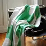 Plaids - Plaid en coton vert et blanc — KLEKKS NO. 27 - KLEKKS