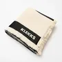 Plaids - Plaid en coton noir et blanc — KLEKKS NO. 36 - KLEKKS