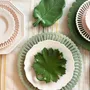 Everyday plates - Feuille de vigne plate - BOURG-JOLY MALICORNE