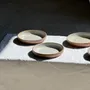 Everyday plates - Set of 6 handmade soup plates in beige glazed ceramic D19 - OFFICE OBJETS
