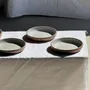 Everyday plates - Set of 6 handmade soup plates in beige glazed ceramic D19 - OFFICE OBJETS
