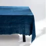 Christmas table settings - Linen Mud Dye Kantha Table Cover - MAISON MIEKO