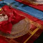 Linge de table textile - Serviette Kantha en lin faite à la main avec teinture à la boue (lot d - MAISON MIEKO