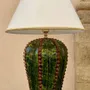 Céramique - Ceramic cactus lamp - CERAMICHE MADE IN SICILY