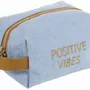Clutches - Cube pouch Positive Vibe Bluetiful S 10 X 16 X 10 - LA CERISE SUR LE GATEAU