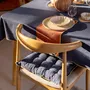 Table linen - Grace Recycled Chair Pad Corinthe 40 X 40 X 3 - MAISON VIVARAISE - SDE VIVARAISE WINKLER