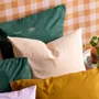 Linge de lit - Taie d'oreiller Céleste Muscade 50 x 70 - LA CERISE SUR LE GATEAU